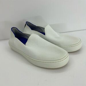 Rothy's Women's Slip-On Sneakers White Size 7 Eco-Friendly Washable GUC